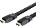 VIVANCO HDHD/15-14-N Nappe Yüksek Hızlı Altın Uçlu Ethernet HDMI Kablosu Siyah