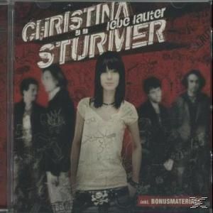 Albumcover mit einer Frau im Vordergrund und einer Band dahinter. Text: Christina Stürmer, lebe lauter.