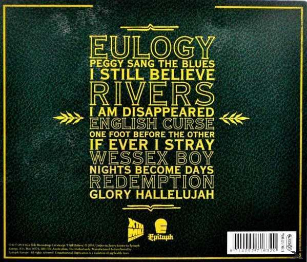 Frank Turner - England Keep My Bones  - (CD)