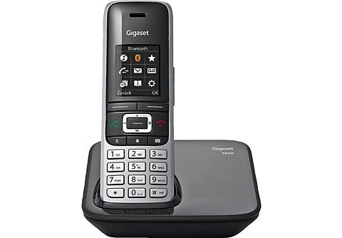 GIGASET S 850 Schnurloses Telefon Schnurloses Telefon in Platin/Schwarz ( Mobilteile: 1) kaufen | SATURN