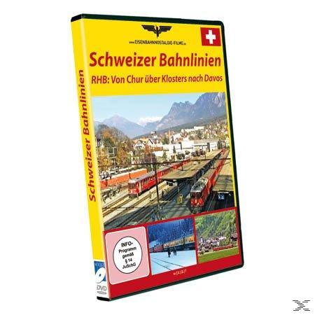 VON SCHWEIZER BAHNLINIEN - RHB: DVD CHUR ÜBER KLOSTERS