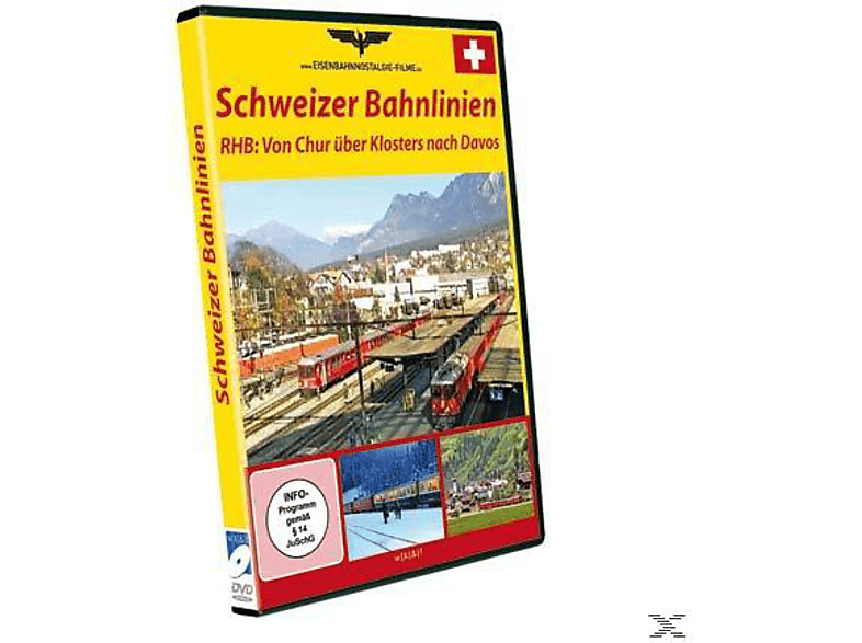 SCHWEIZER BAHNLINIEN - RHB: VON CHUR ÜBER KLOSTERS DVD