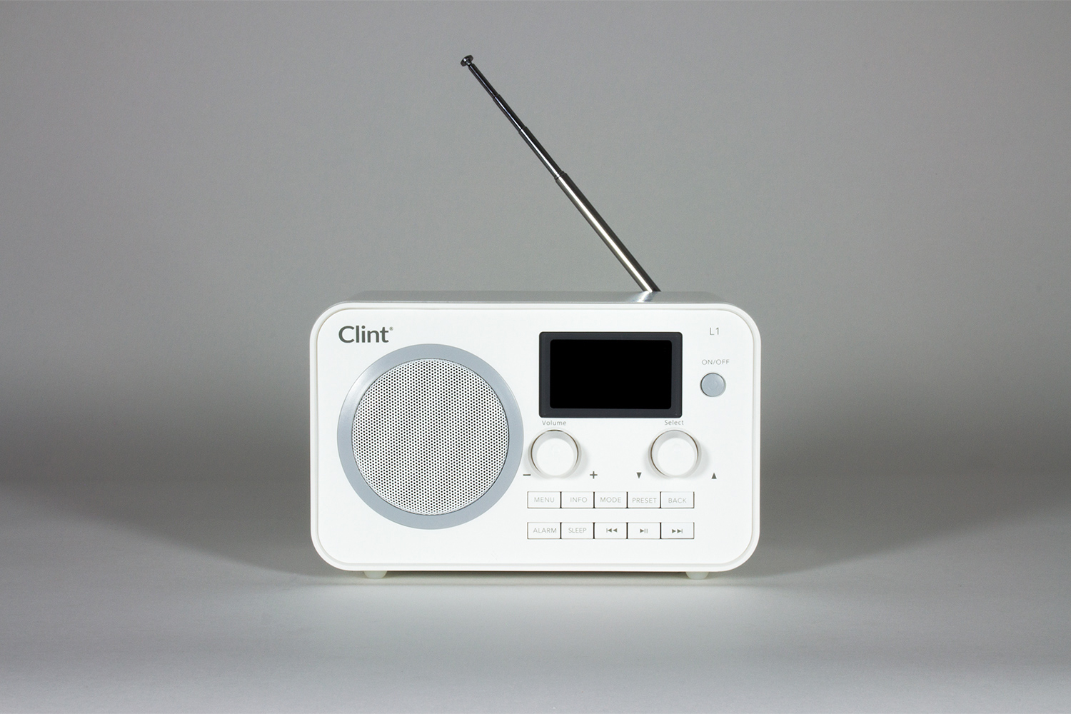 CLINT L1 Radio, Digital Radio, DAB+, DAB, Weiß
