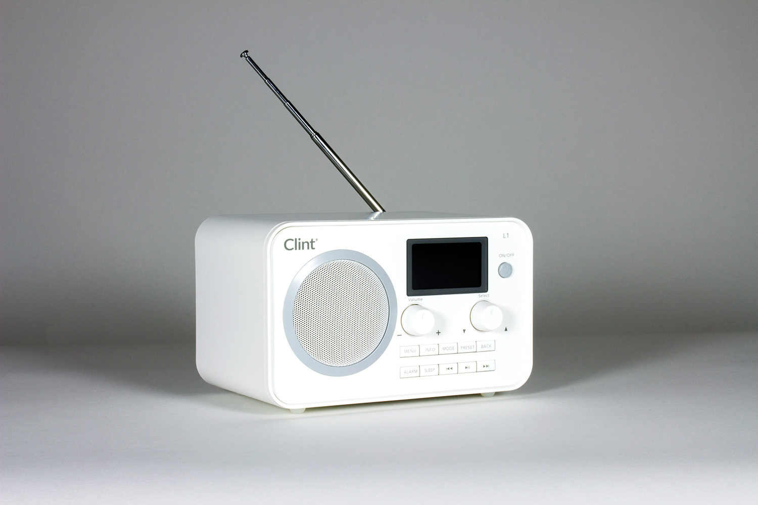 CLINT L1 Radio, Digital Radio, DAB+, DAB, Weiß