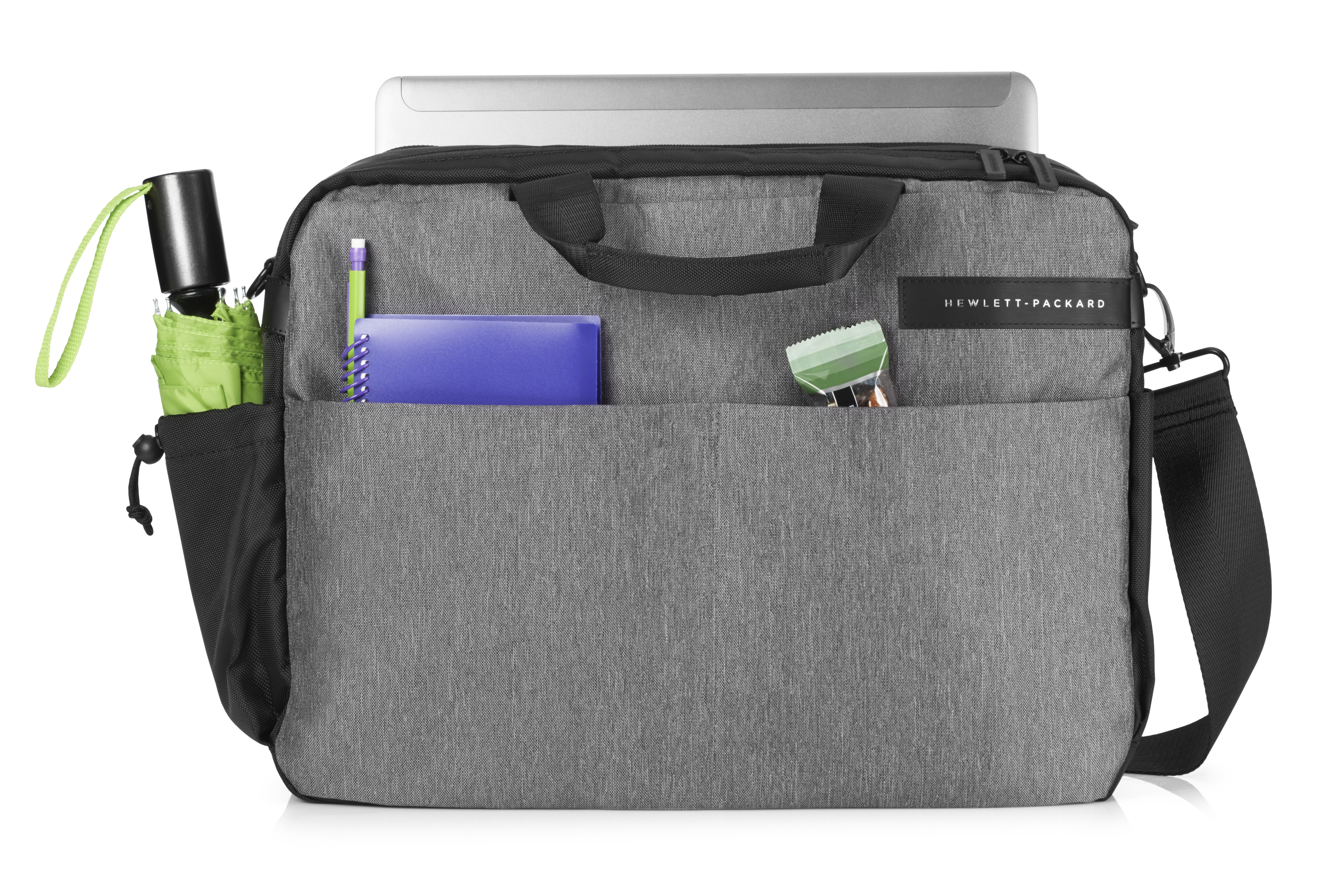 HP Signature Topload Notebooktasche Umhängetasche für Universal, Schwarz/Grau