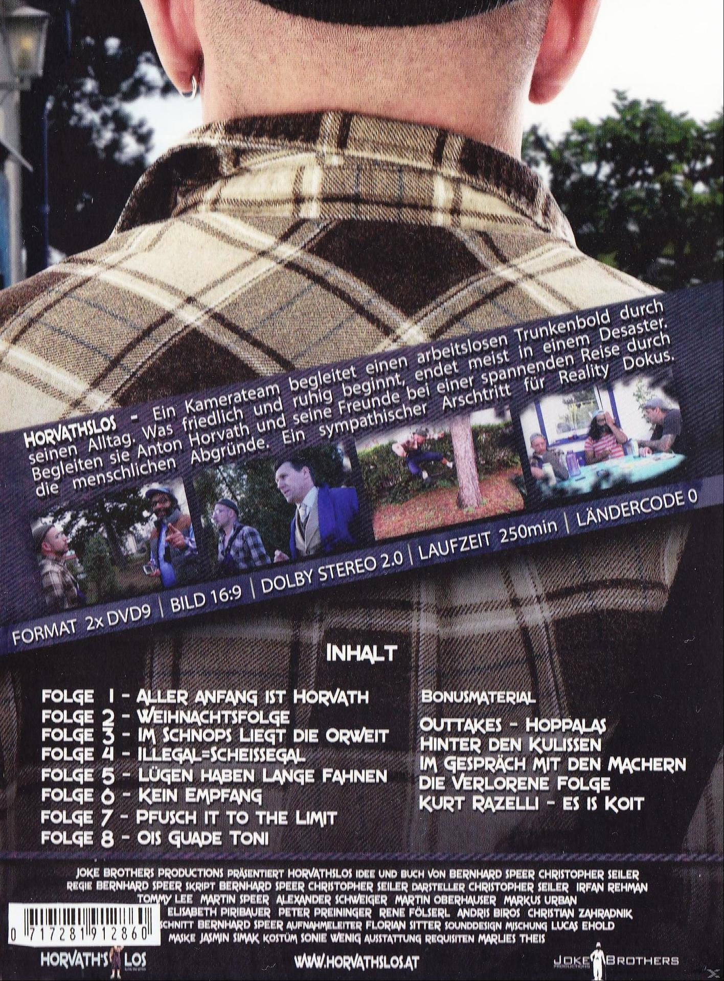 DVD-Cover. Rücken eines Mannes in kariertem Hemd. Text auf Deutsch, Bilder aus einem Film.