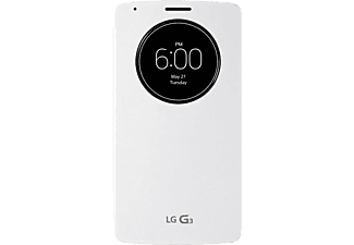 LG Quick Circle Snap Telefon Kılıfı Beyaz