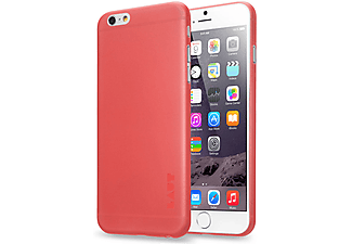 LAUT iPhone 6 Plus Slim Skin Clear Kılıf Kırmızı