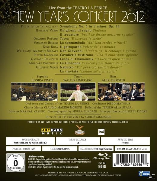 Pratt/Fraccaro/Espos, Matheuz/Esposito/Fraccaro/Pratt - Neujahrskonzert 2012  - (Blu-ray)