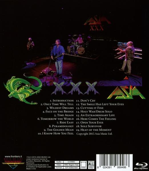 Asia - In Axis Francisco XXX (Blu-ray) Mmxii Live - San