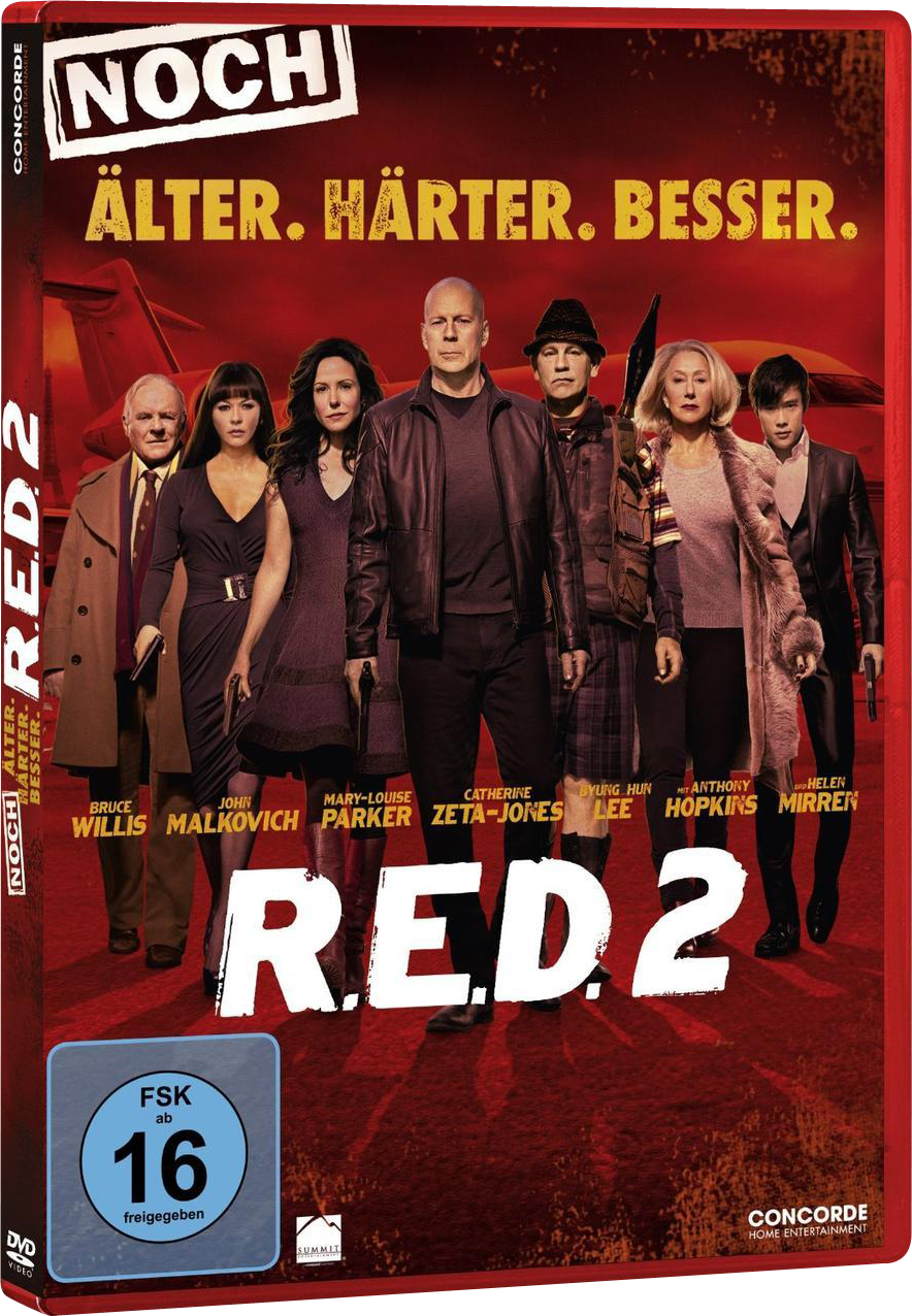 R.E.D. 2 - Härter. Noch DVD älter. Besser