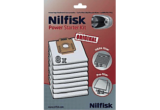 NILFISK Power Serisi Kit HEPA13 ( 8 adet Toz torbası + Ön filtre + Hepa13 filtre )