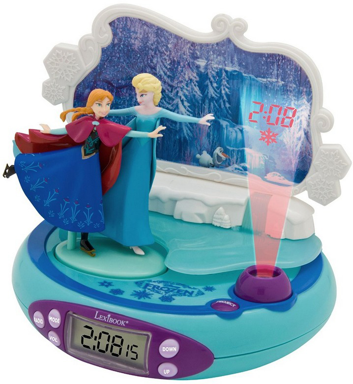 Lexibook Réveil projecteur Reine des Neiges pas cher