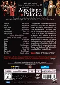 VARIOUS, Chorus the Rossini Sinfonica of Palmira Aureliano In - Teatro (DVD) di Orchestra - Comunale G. Bologna