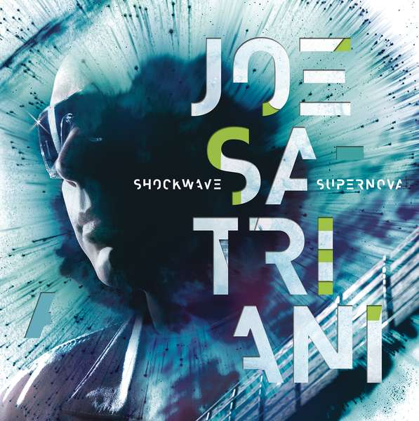 Album borító: Szemüveges férfi arca, 'Joe Satriani' és 'Shockwave Supernova' címekkel.