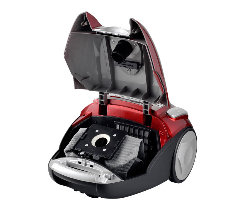 KING K 278 VacuuMax 2400 W  Toz Torbalı Elektrikli Süpürge Kırmızı-Siyah