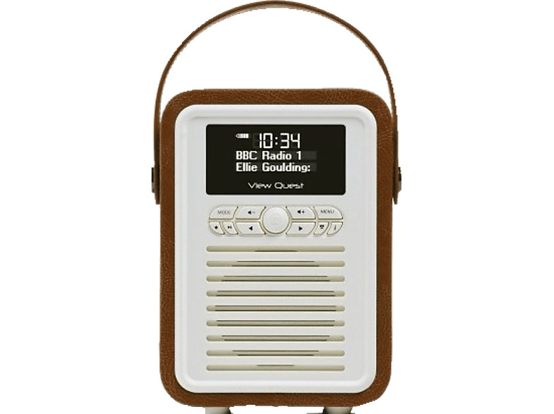 VIEW QUEST Draagbare radio DAB+ FM Retro Mini Brown (VQ-MINI-BR)