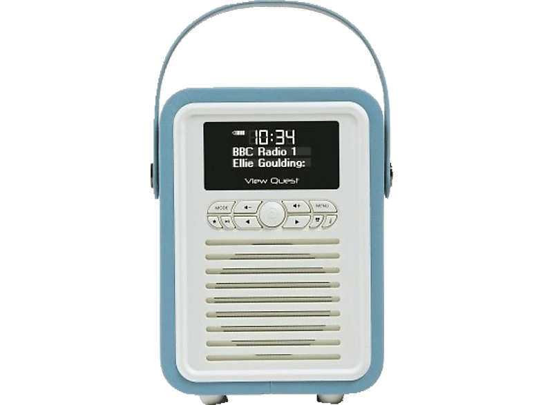 VIEW QUEST Draagbare radio DAB+ FM Retro Mini Blue (VQ-MINI-BL)