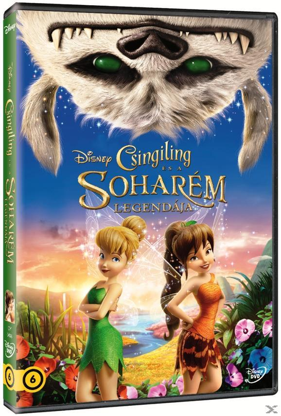 Egy Disney film DVD borítója. Két tündér egy kék ég előtt áll. Fehér háttér.