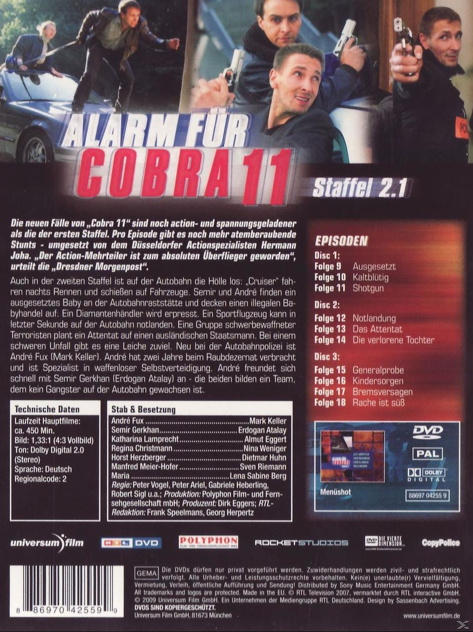DVD - Cobra Staffel 2.1 für Alarm 11