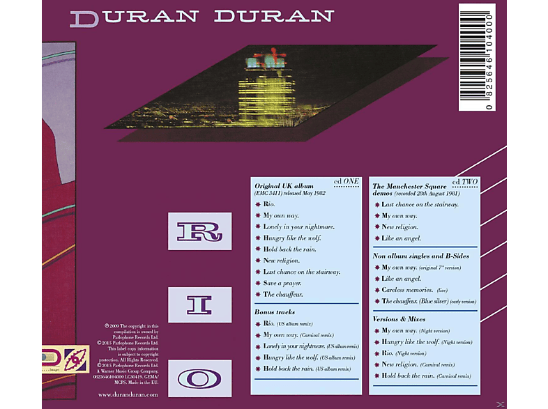 Thumbnail - Duran - Rio (CD)