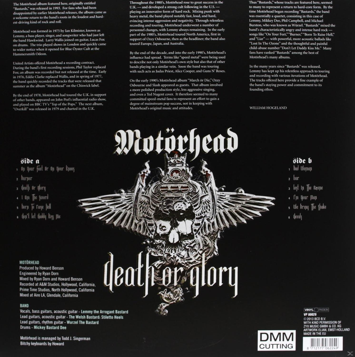 Motörhead - DEATH OR GLORY  - (Vinyl)