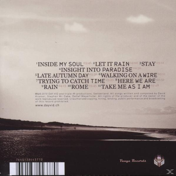 Day.Vid - Walking on a wire  - (CD)