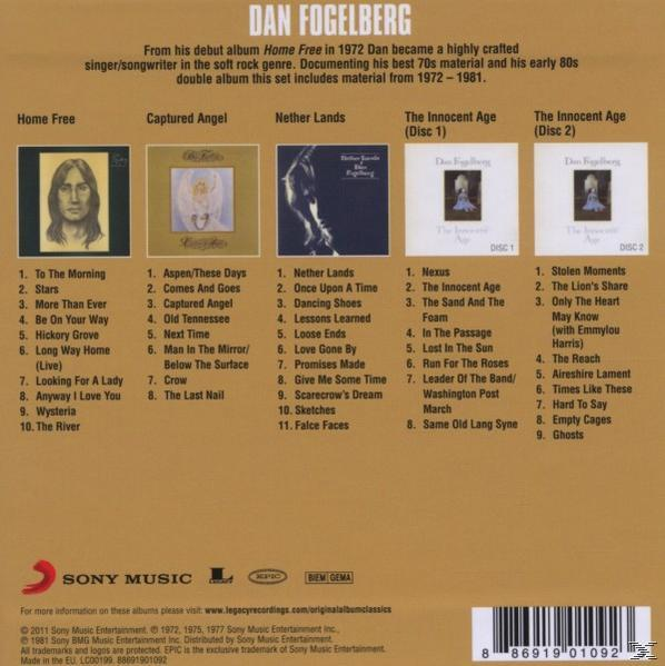 Albumcover mit Albumtitelliste. Titel sind: Home Free, Captured Angel, Nether Lands.