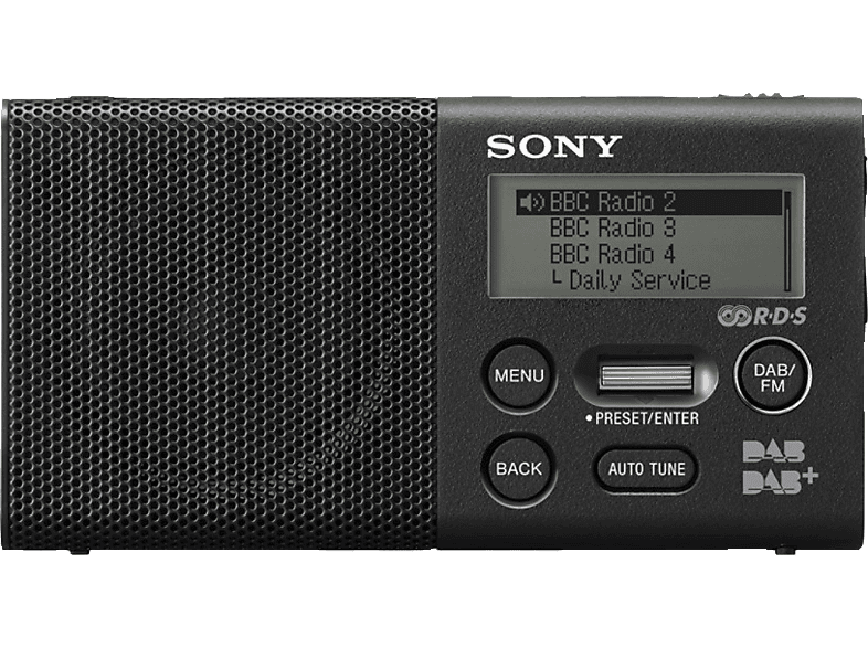 SONY MPE DAB/DAB+ Pocket Radio Zwart (XDR-P1DBP)