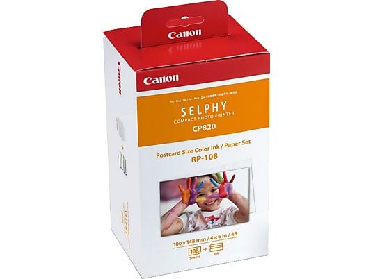 CANON RP-108 High-Capacity Color Ink/Paper Set (8569B001AA)