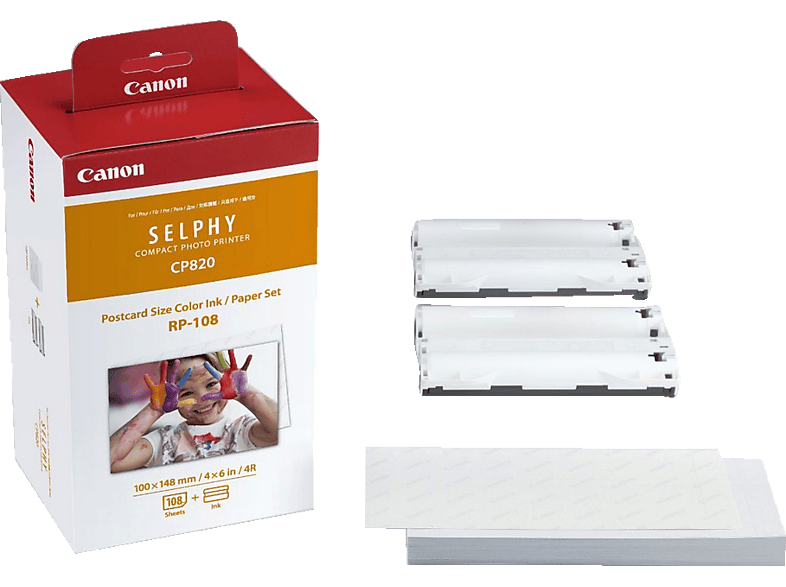 CANON Fotopapier + Farbband RP-108 10x15 cm, 108 Blatt — Foto 2 von 2