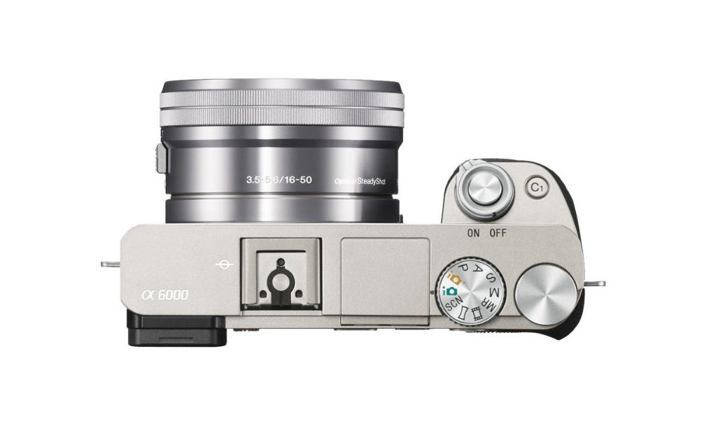 SONY A6000 24,3 MP 3 inç 16-50 mm Aynasız Sistem Fotoğraf Makinesi Gümüş