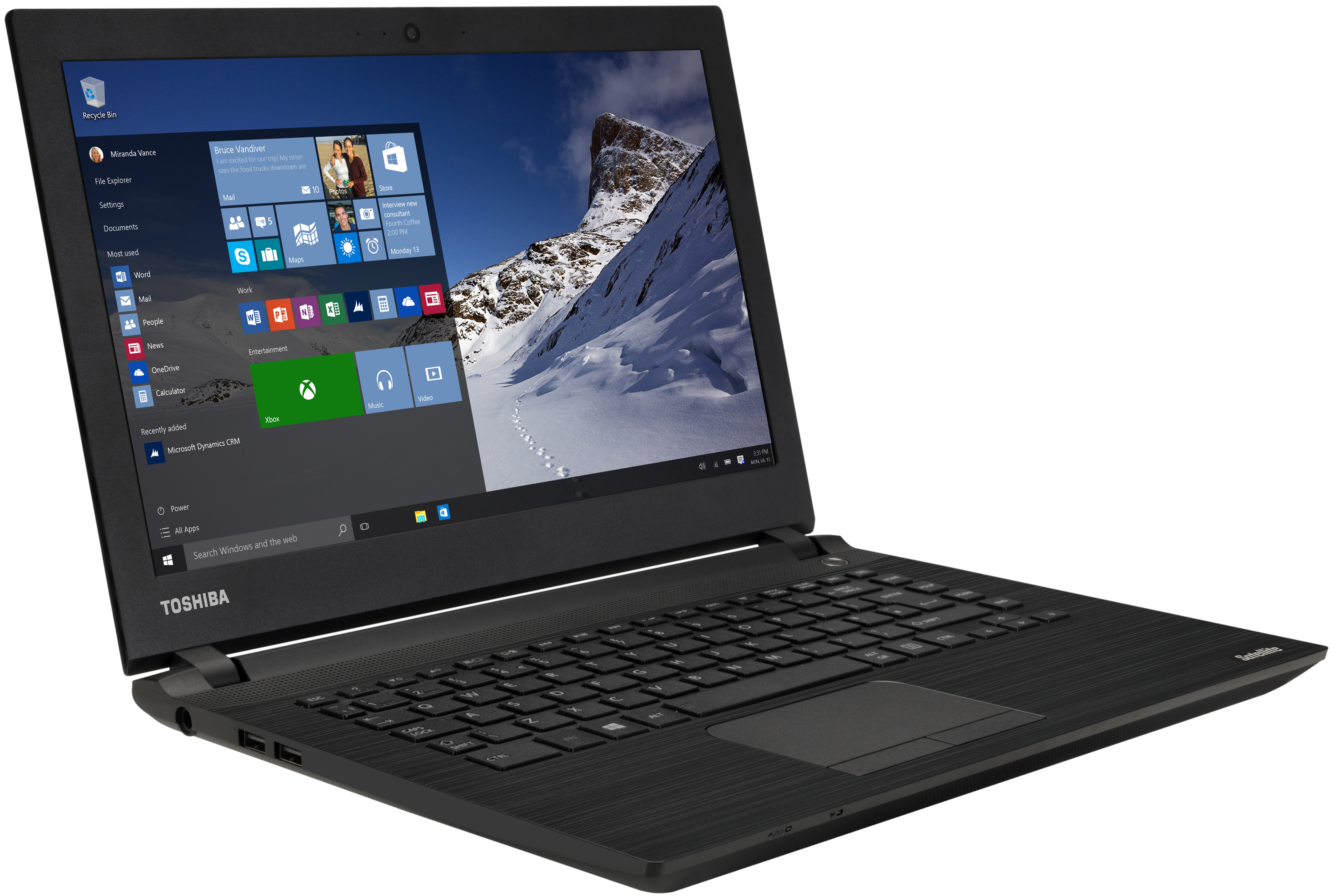 TOSHIBA Laptop Satellite C40-C-10K Intel Celeron N3050 (PSCRLE-002002BT)