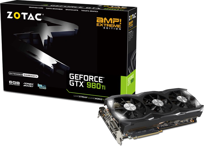 ZOTAC GeForce® GTX 980 Ti 6GB, AMP! Extreme (ZT-90505-10P)