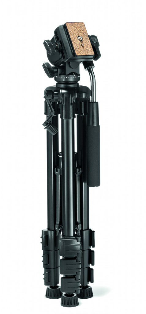 PRIMAPHOTO PHKV001 Dreibein Stativ, Schwarz, Höhe offen bis 1520 mm