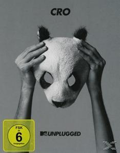 Albumcover mit einem Mann, der eine Pandamaske hält, schwarz-weiß, mit gelbem Aufkleber.