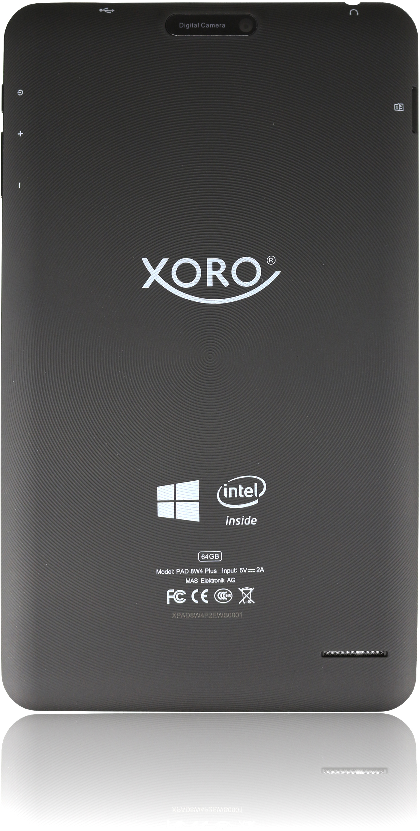 XORO Pad 8W4 Plus, Tablet PC, 64 GB, 8 Zoll, Schwarz