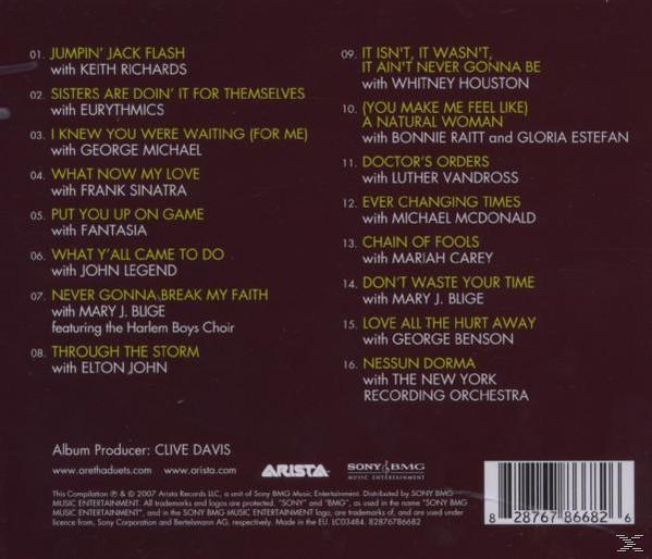 Albumrückseite mit Titellisten und Credits.