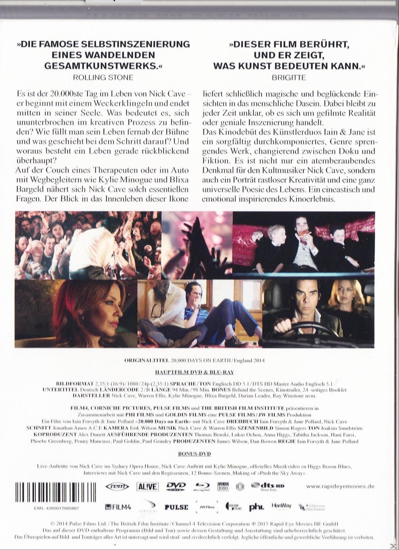 Eine DVD-Hülle mit Text und Bildern. Sie zeigt eine Band, eine Frau und einen Mann. Text ist auf Englisch und Deutsch.