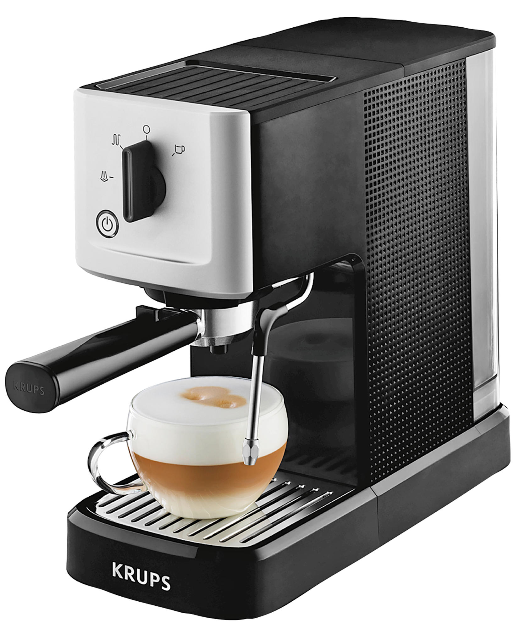 Cafetera express - Krups XP3440 Potencia 1460W 15 Bares de presión Capacidad del depósito 1L