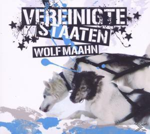 Albumcover mit zwei angespannten Hunden. Der Hintergrund ist weiß mit blauer Farbe.