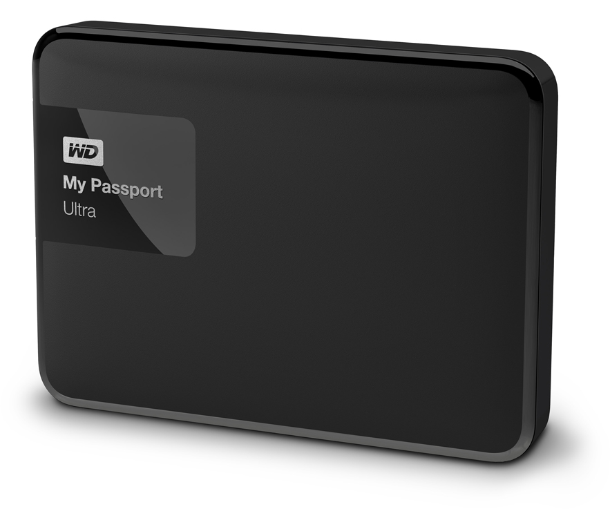 WD My Passport® Ultra™ Festplatte, 1 TB HDD, 2,5 Zoll, extern, Schwarz