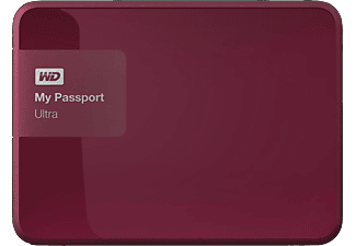 WD My Passport® Ultra™ Festplatte, 500 GB HDD, 2,5 Zoll, extern, Berry