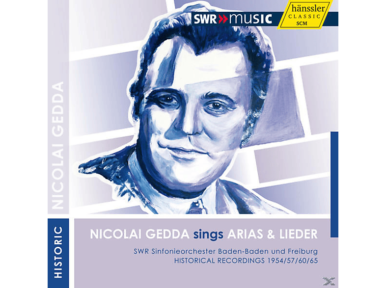 Nicolai Gedda/ SWR SO/ Bour/ Singer/ Werba, Gedda,Nicolai/Bour,Ernest - Nicolai Gedda singt Arien und Lieder - (CD)