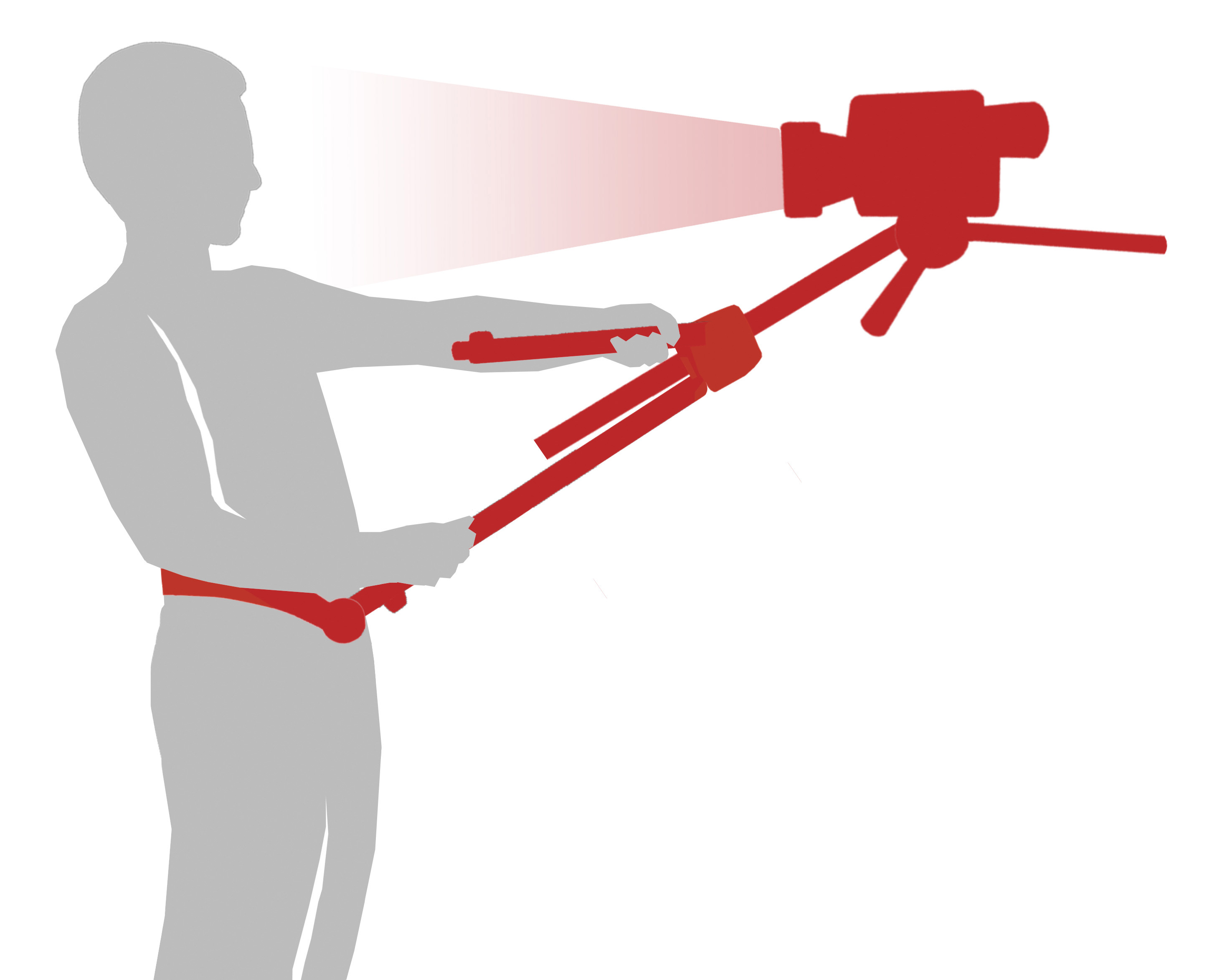 ROLLEI 22559 Hipjib, Stativhalterung, Schwarz