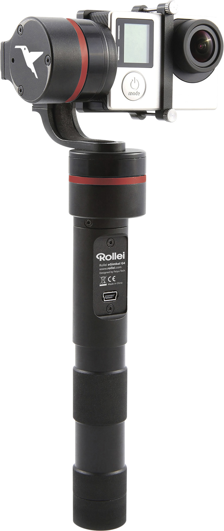 ROLLEI Elektronischer Stabilisator eGimbal G4, elektronischer Stabilisator, Schwarz