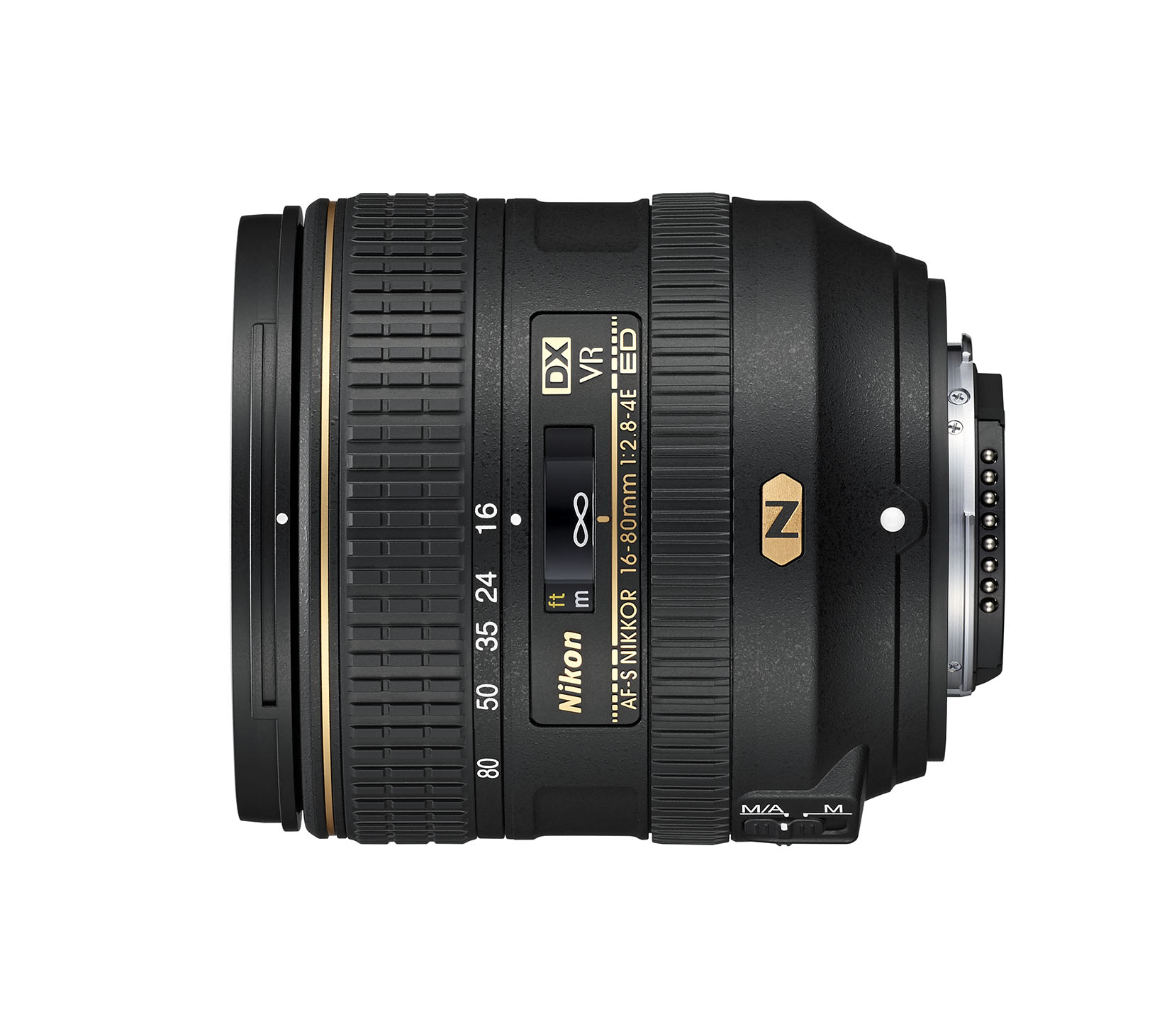 NIKON AF-S DX NIKKOR 16–80 mm 1:2,8–4E ED VR 16 mm | 80 mm f/2.8-4 
