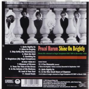 Albumcover mit Procol Harum Bandmitgliedern und Songtiteln. Schwarz und Weiß.