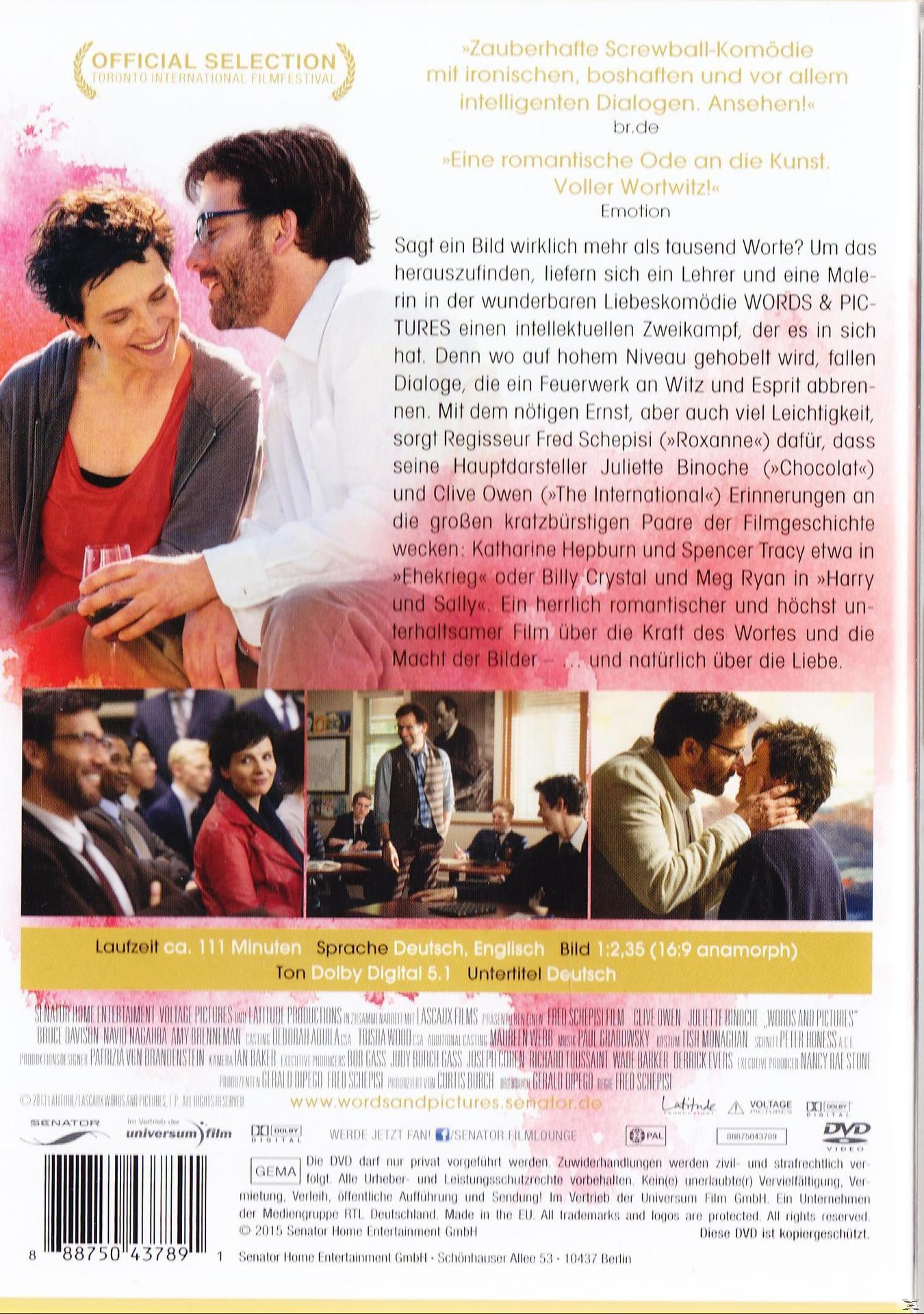Words and Pictures (Alles Liebe) DVD
