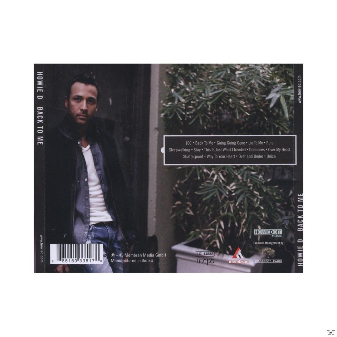 Howie D - Back To Me  - (CD)